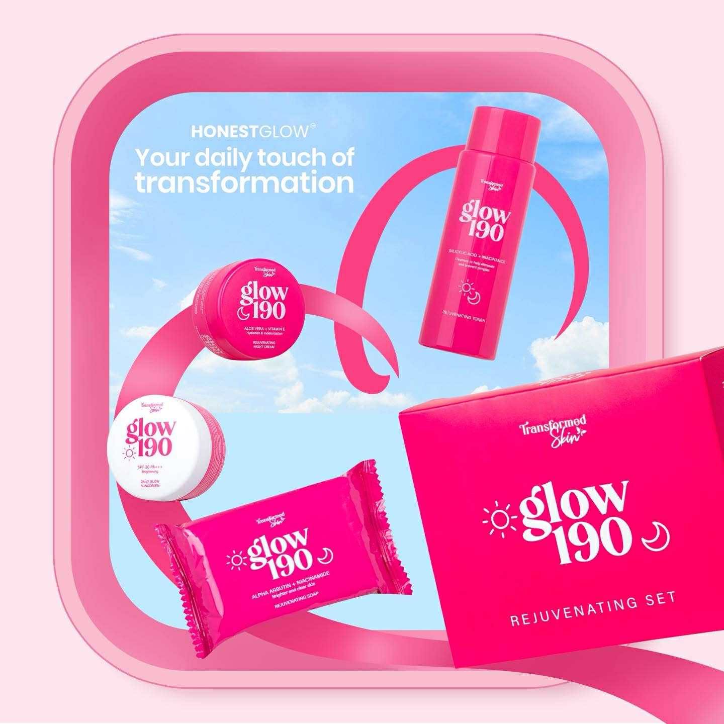 Transformed Skin Glow 190 Rejuvenating Set