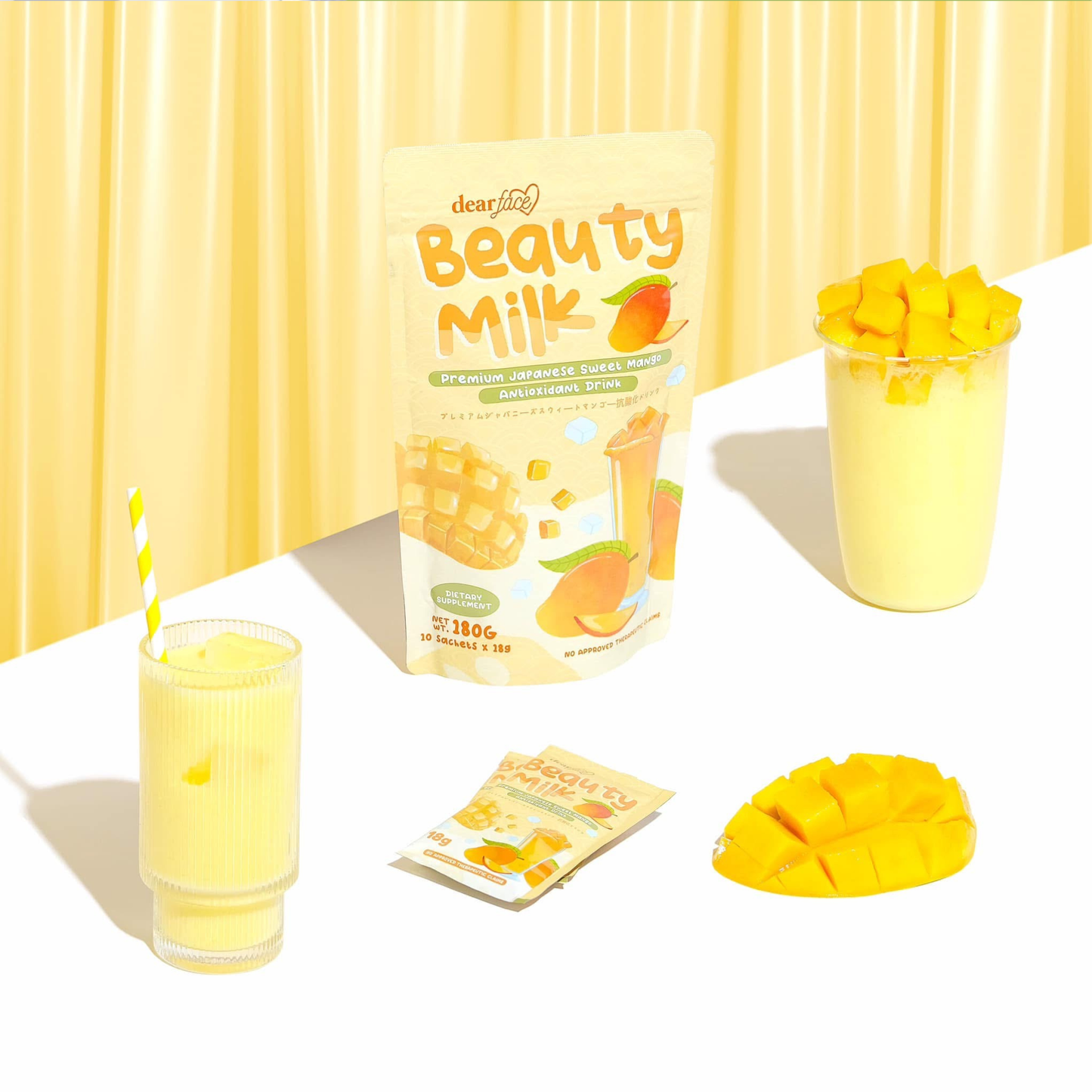 Dear Face Beauty Milk Sweet Mango Drink