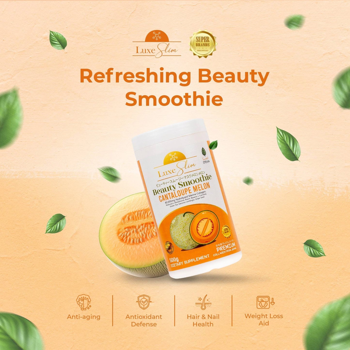 Cantaloupe Melon Beauty Smoothie 500g