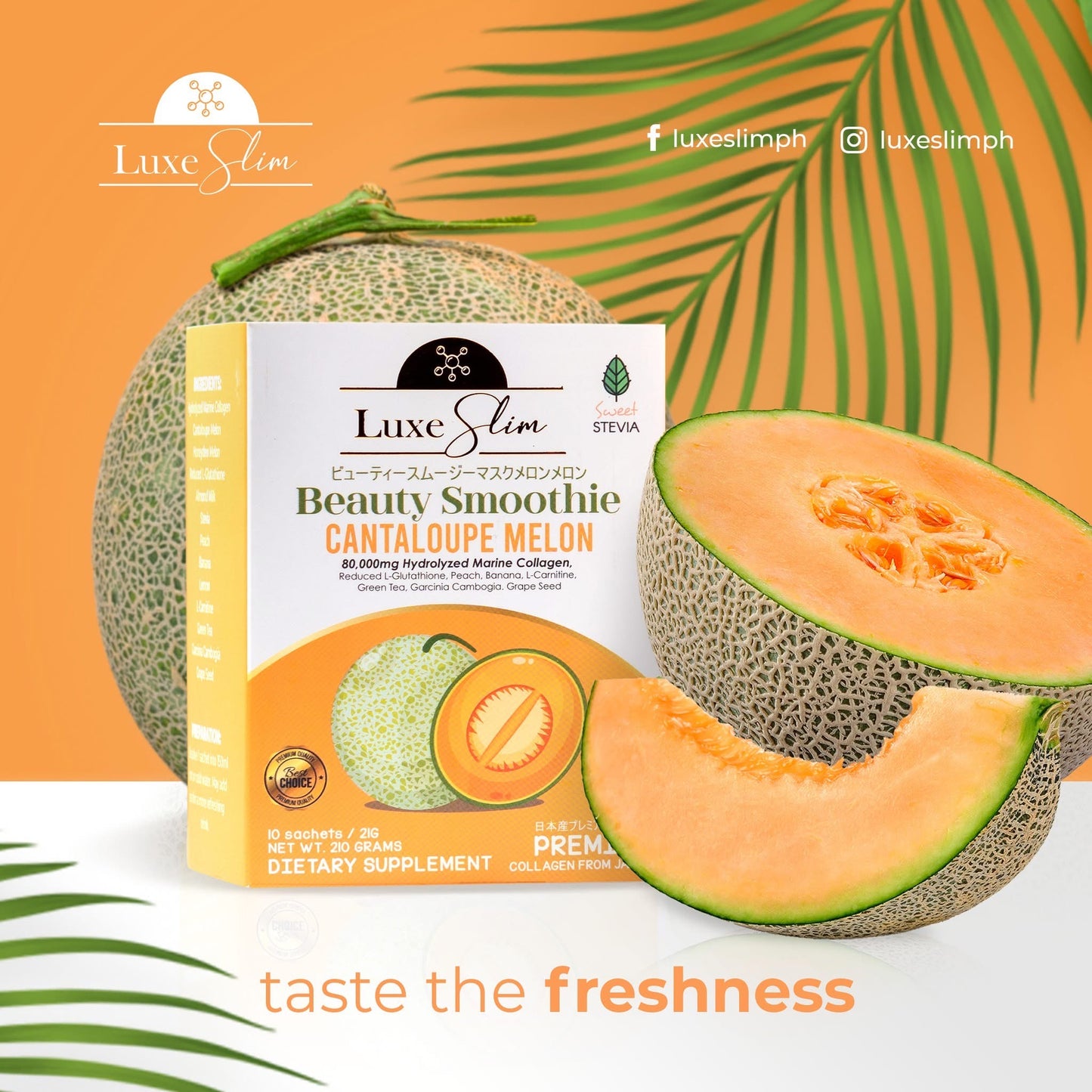 Cantaloupe Melon Beauty Smoothie
