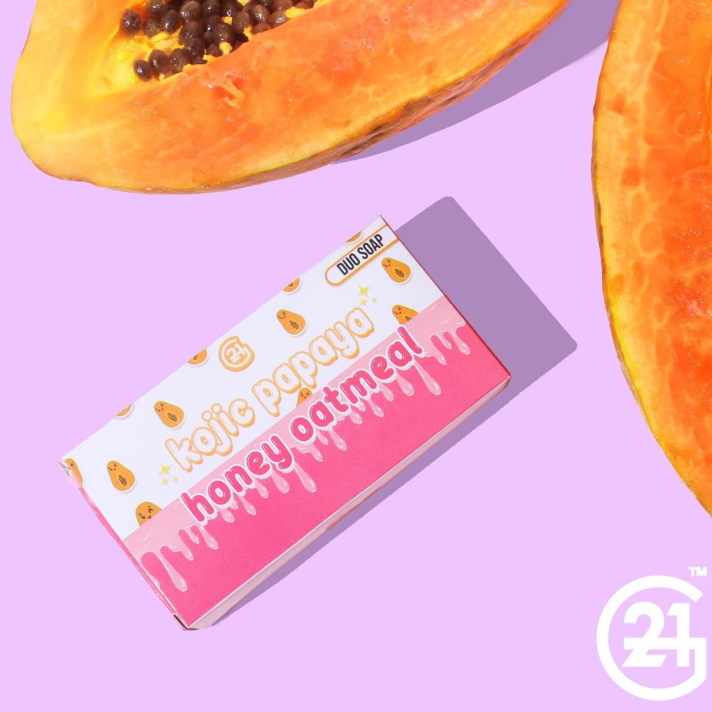 G21 Kojic Papaya Honey Oatmeal Duo Soap