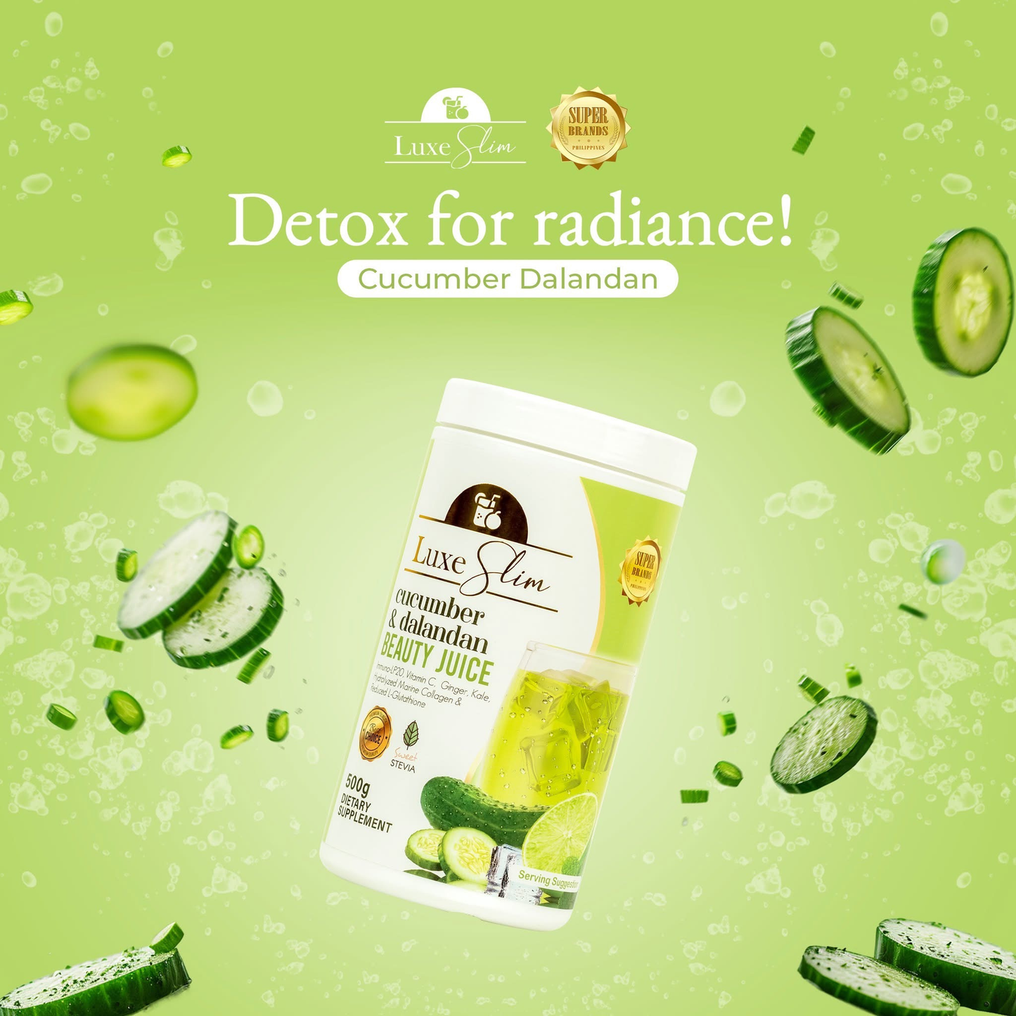 Cucumber & Dalandan Beauty Juice 500g