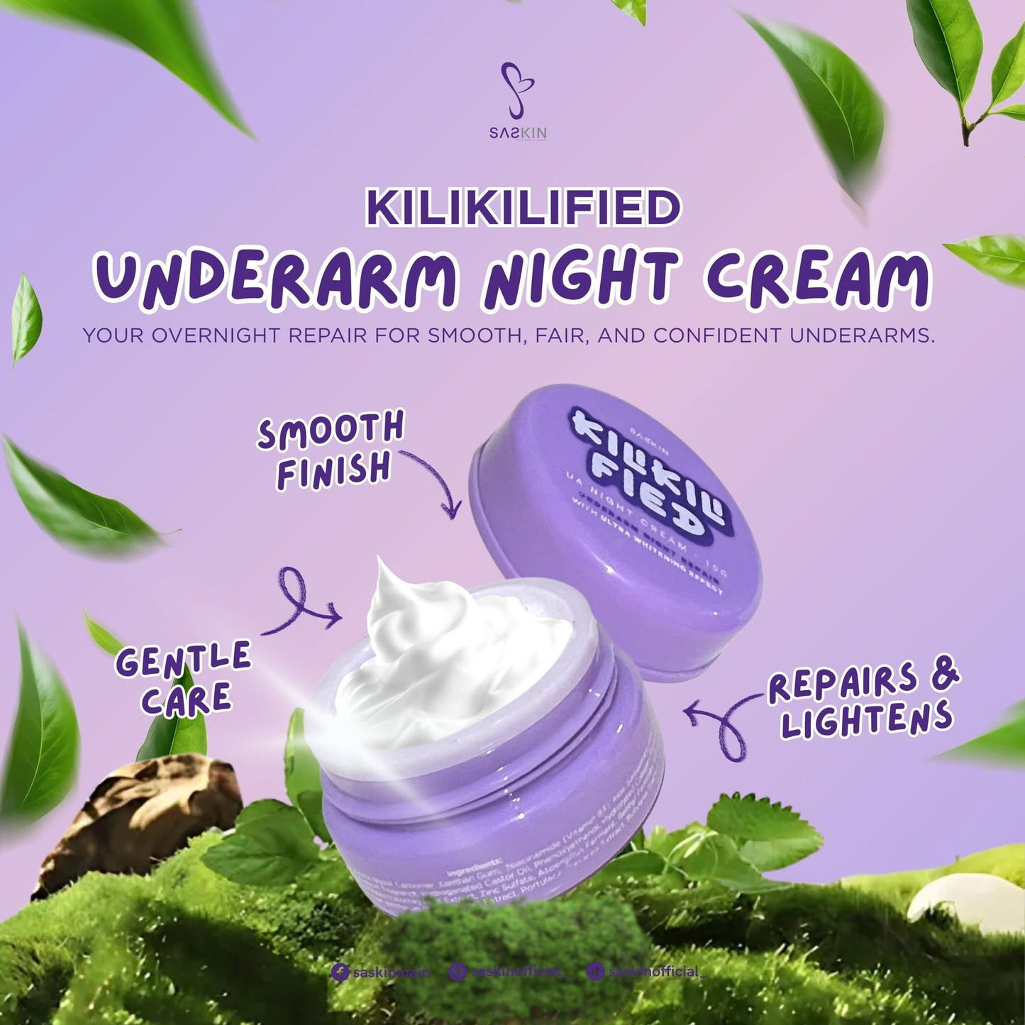 Saskin Kilikilified Deodorant Spray