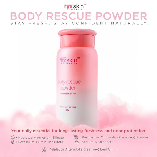 Ryx Skin Body Rescue Deodorant Powder,