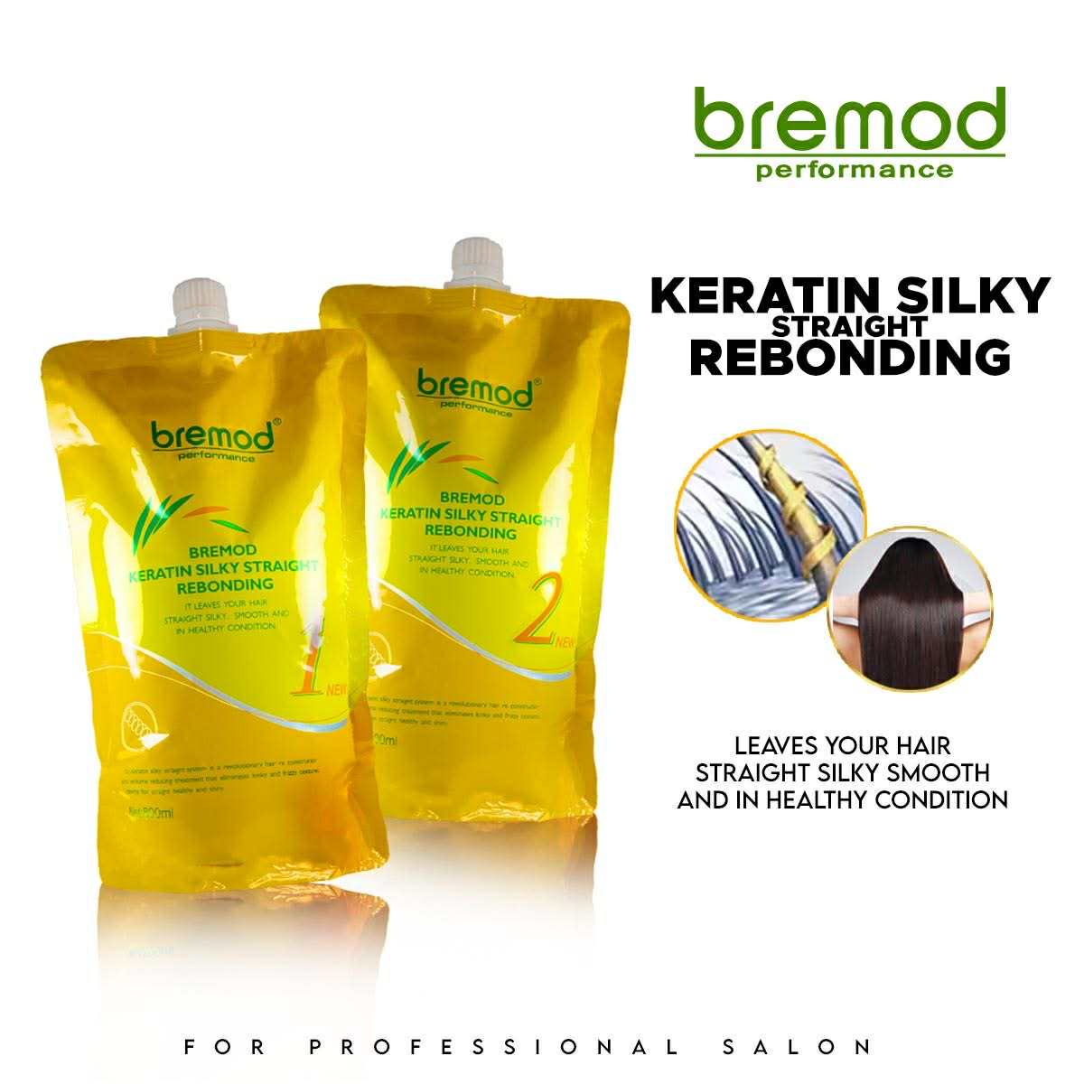 Bremod Keratin Silky Straight Rebonding
