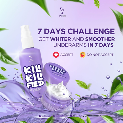 Saskin Kilikilified Deodorant Spray