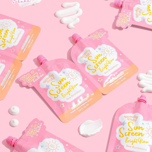 You Glow Babe Beauty White Sunscreen Bright Glow SPF 50